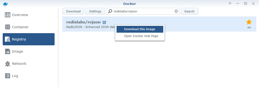 Synology - Redis Image Search